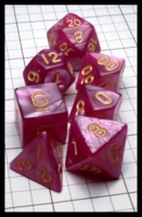 Dice : Dice - Dice Sets - Wiz Dice Purple Swirl with Gold - eBay Dec 2016 (2)